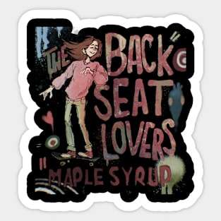 band the backseat lovers Sticker